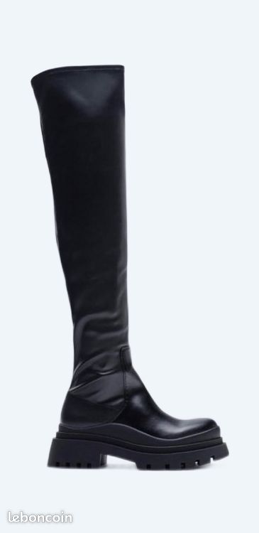 Simili Cuir Cuissarde Blanche Zara Veste Casual Poches Blanc Zara