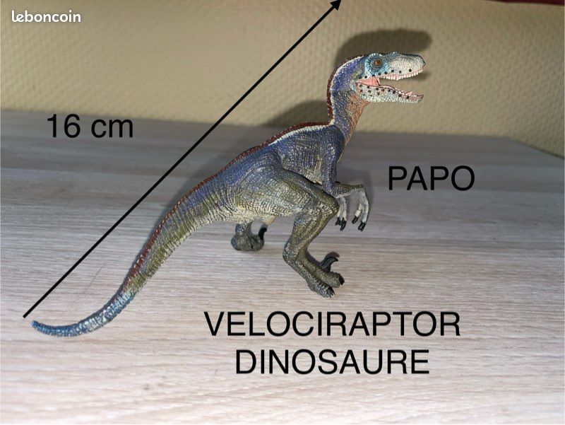 Papo Figurine Vélociraptor à plumes dinosaure - Monde de l'enfance