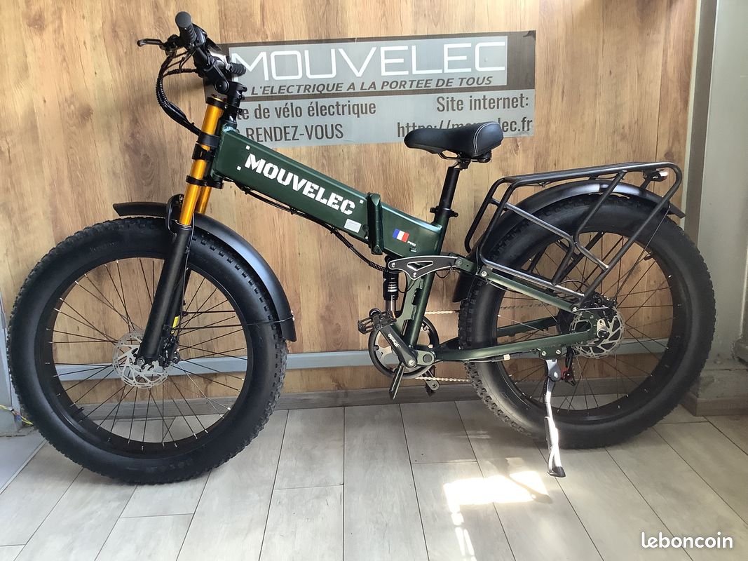 FAT BIKE PLIANT TOUT SUSPENDU ROUE 26Pouces Vélos