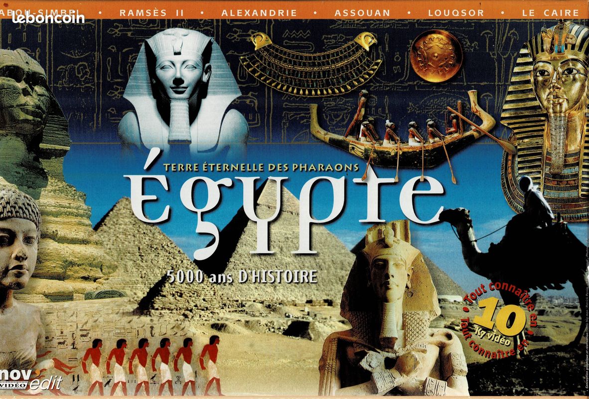 L'Encyclopédie vidéo de l'Egypte 10 VHS neuf (image 1)