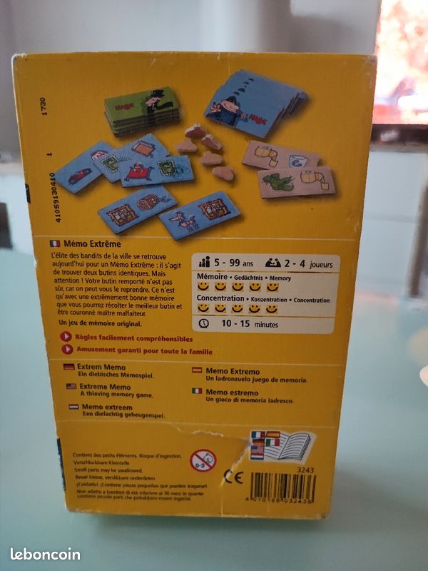 Jeu de société mémo extrême (image 2)