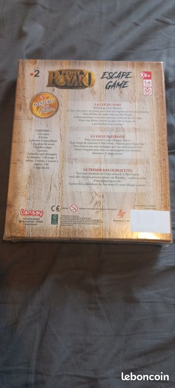 Jeu Escape Game Fort Boyard NEUF (image 2)
