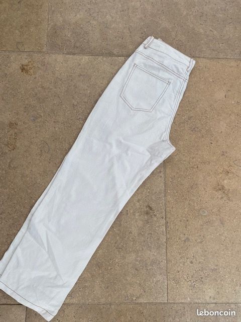 Jeans crème coton léger M (image 7)