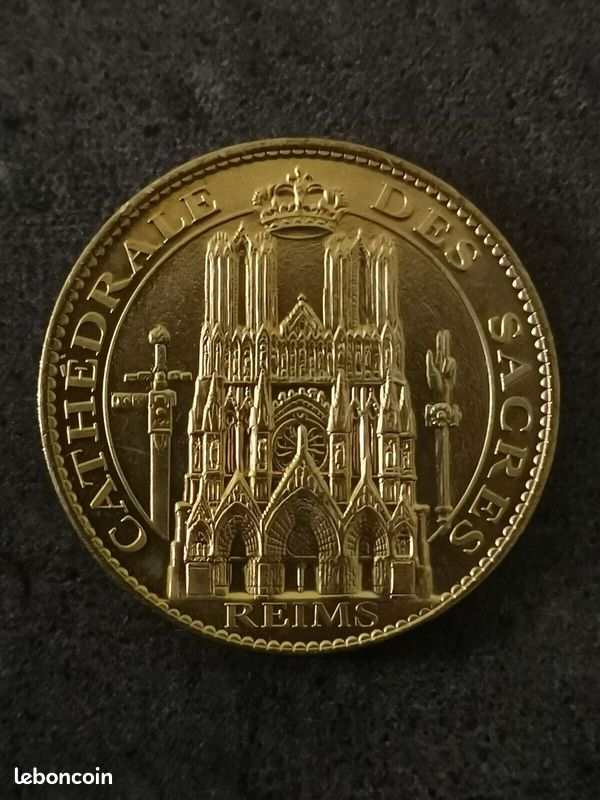 BUILDINGS AND HISTORY Médaille touristique, Notre Dame de Reims fme