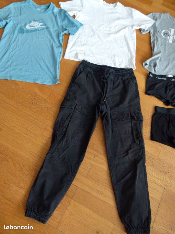 shirt habit noir homme