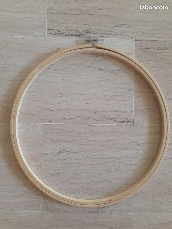 Tambours cercle broderie 27 cm diamètre NEUF (image 1)