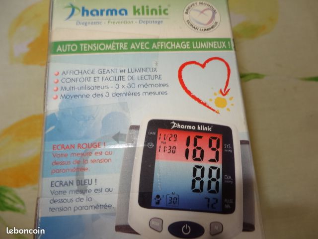 Auto tensiomètre avec affichage lumineux (image 1)