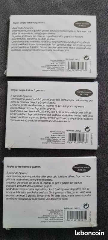 Jeu intime à gratter - soirée sexy - St Valentin (image 2)