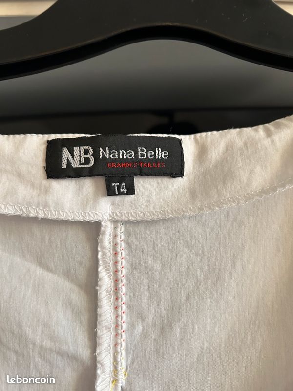 Robe blanche NB nana belle grandes tailles T4 (image 2)