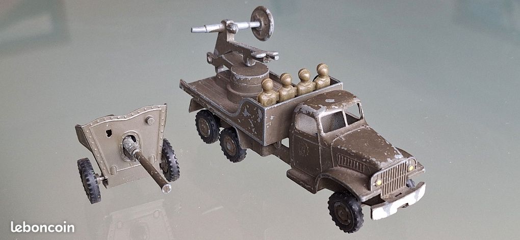 Camion Militaire GMC France Jouet – 12 Soldats Métal – Véhicule Collection FJ
