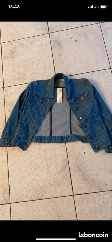 Veste en jean fille (image 2)