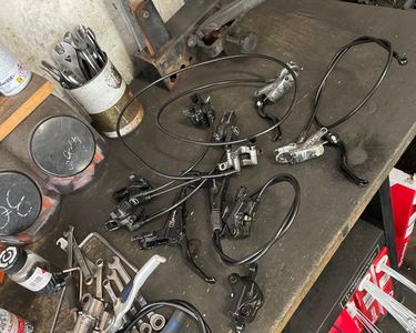Freins à Disque Hydrauliques Hayes Vintage - Leviers Et Étriers VTT - Lot PIÈCES