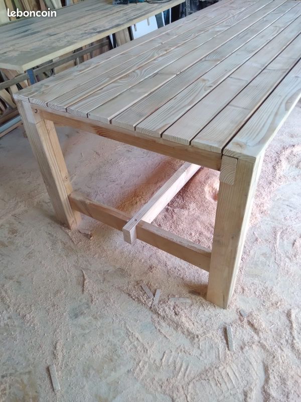 Table de ferme - jardin (image 5)