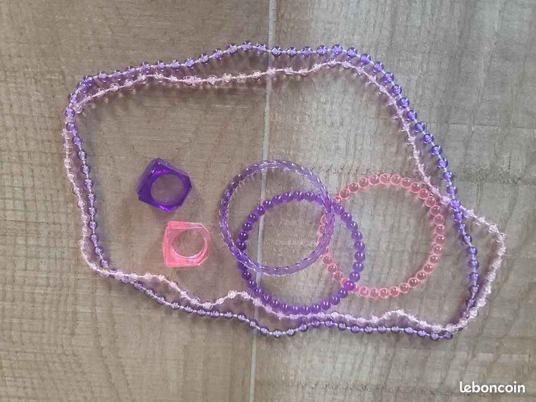 Lot de bracelets, colliers et bagues - fille (image 2)