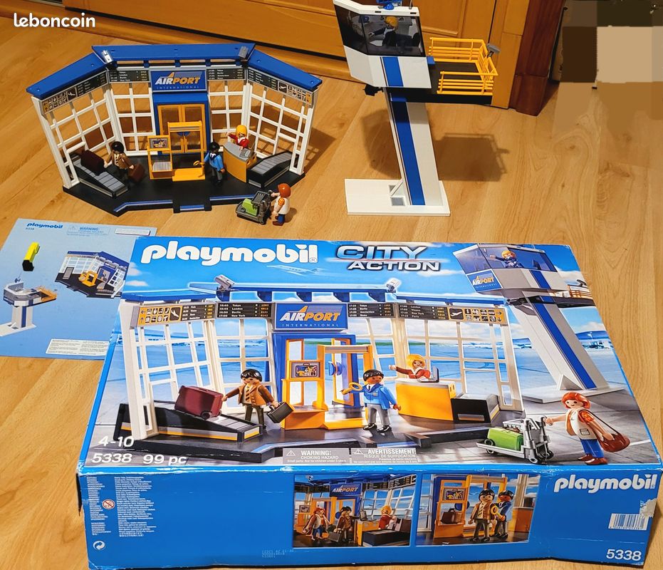 5338 Aéroport avec tour de contrôle - Playmobil