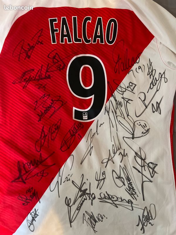 Maillot AS Monaco Signé Kappa Taille L – Neuf Sans Emballage
