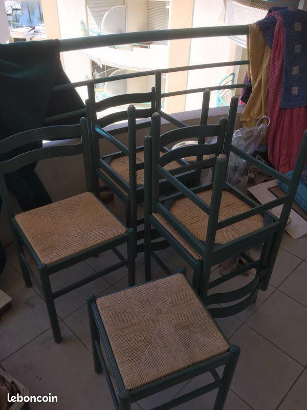 5 chaises et 1 table octogonole (image 1)