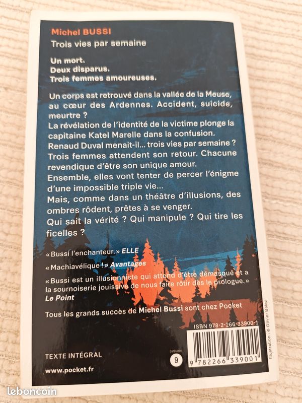 Trois vies par semaine - Michel Bussi (image 2)