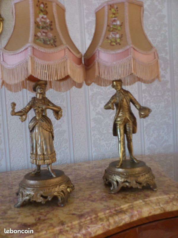 2 lampes style Louis ... _ DERNIÈRE OFFRE AVANT SUPPRESSION DE L'ANNONCE LE 10 DÉCEMBRE (image 1)