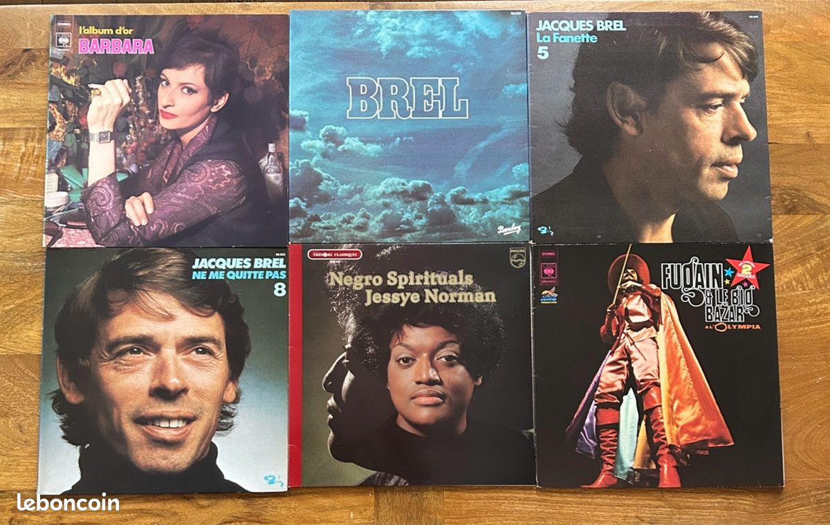 Ensemble de 7 vinyles 33 tours (image 1)