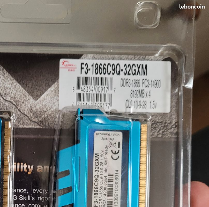 Composants PC Intel i7, G.Skill 8GO de ram, ventirad cpu cooler Noctua U12, Alimentation CM V550 80+ (image 7)