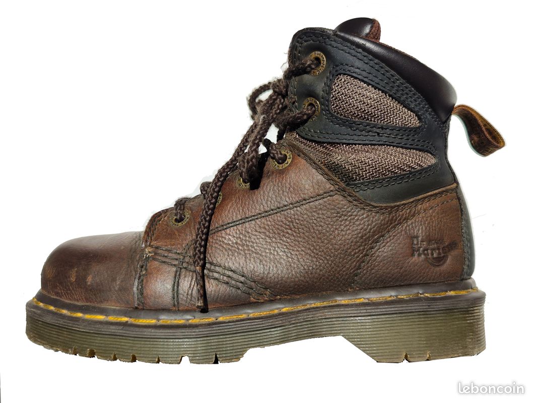Steel Toe Le Bon Coin Doc Martens Boots Doc Martens En Cuir Marron