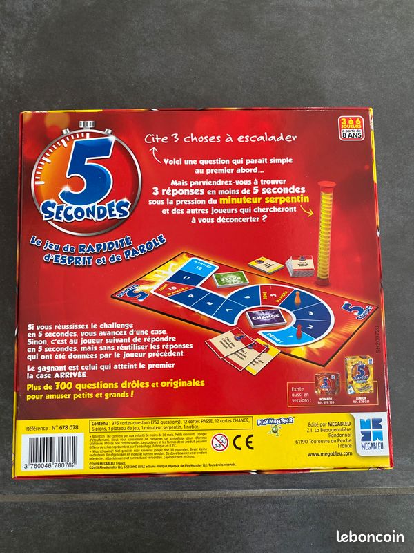 Jeu de société 5 secondes (image 2)