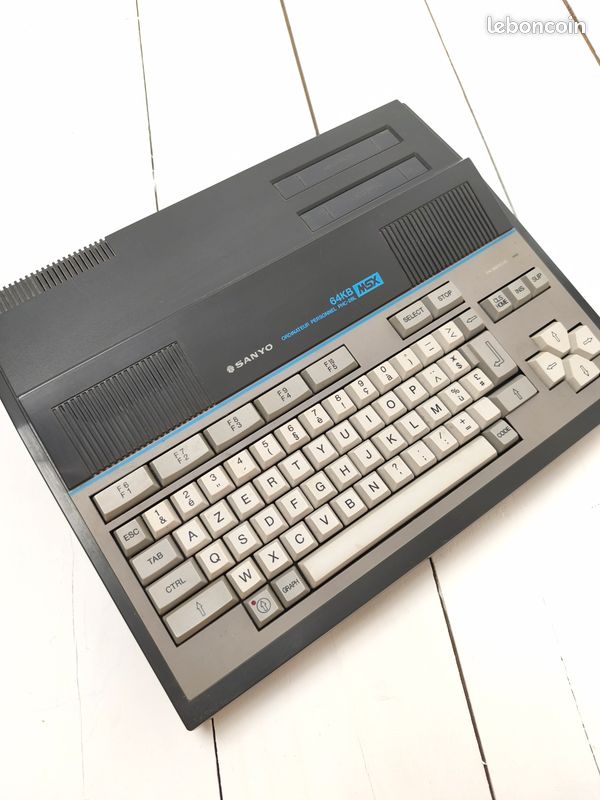 Ordinateur Vintage Sanyo PHC-28L MSX – 64KB, 1983, Japon, Fonctionnel