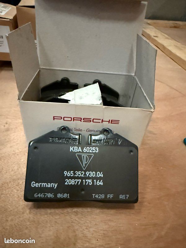 Plaquettes de frein ebc rp-1 racing porsche 911 turbo / 944 turbo/964/968 (image 1)