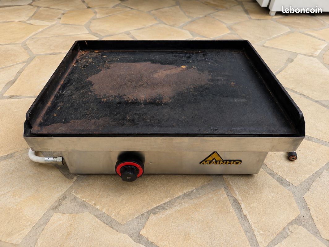 Plancha professionnelle à gaz MAINHO inox (image 2)