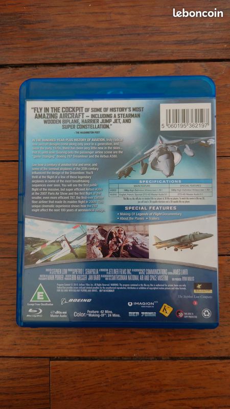 Blu-ray et Blu-ray 3D Légendes des vols Legends of flight (image 2)