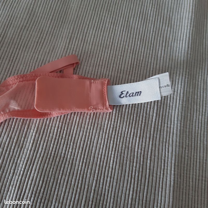 Soutien-gorge rose poudre 80A ETAM (image 4)
