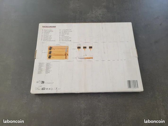 Ensemble plateau de fromage fackelmann et ustensiles neuf sous emballage (image 3)