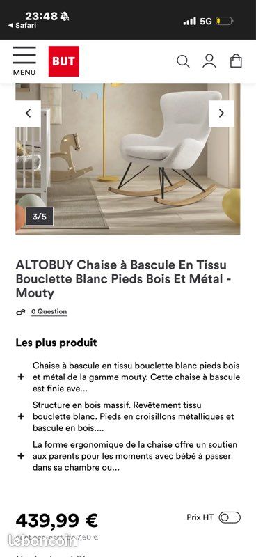 Fauteuil à bascule (image 4)