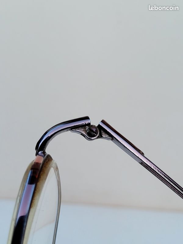 Monture de lunettes vintage Nina Ricci NR 2137 dorée / violette (image 10)