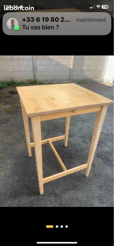 Table haute plus fauteuils (image 10)