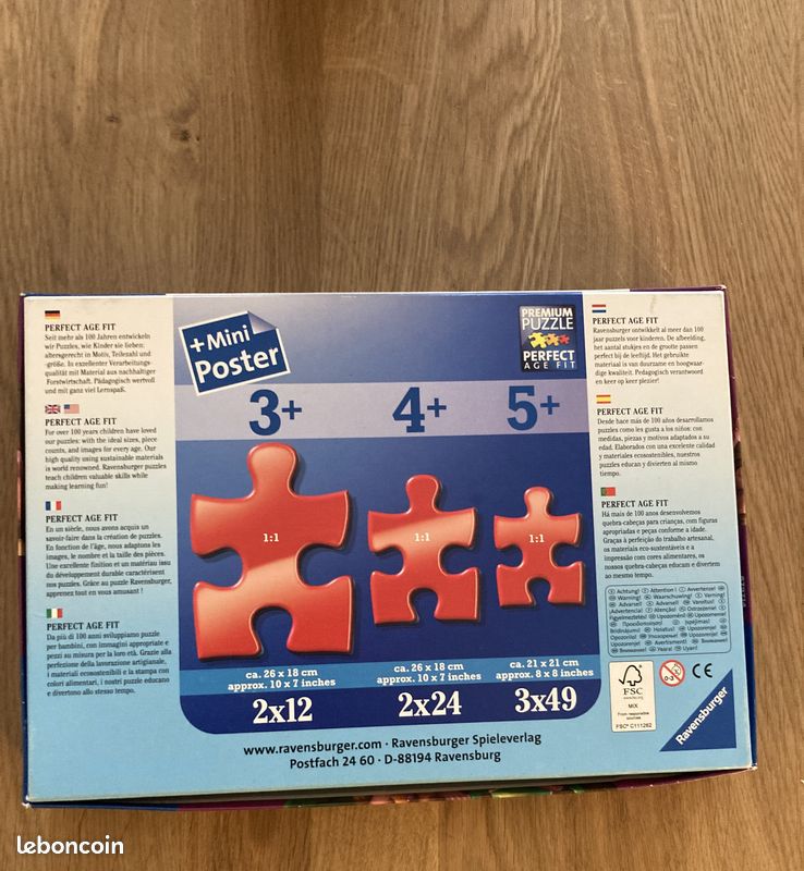 Ravensburger 2 Puzzles 24 pièces Raiponce 4 ans et plus jeux jouet (image 2)