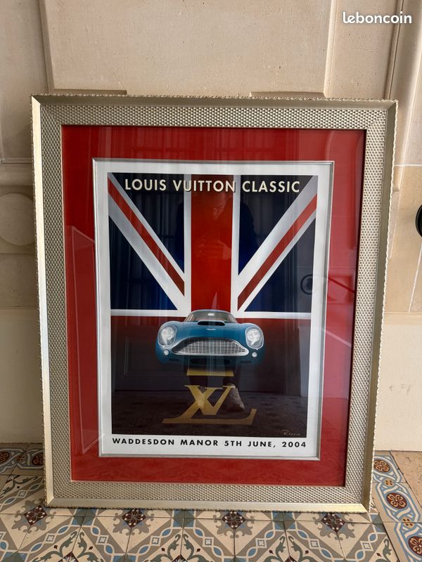 Affiche Louis Vuitton classic Waddesdon Manor Razzia 2004 signée (image 1)