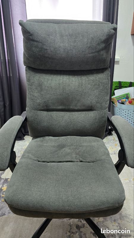 Fauteuil de bureau / chaise gaming ergonomique – très bon état (image 4)