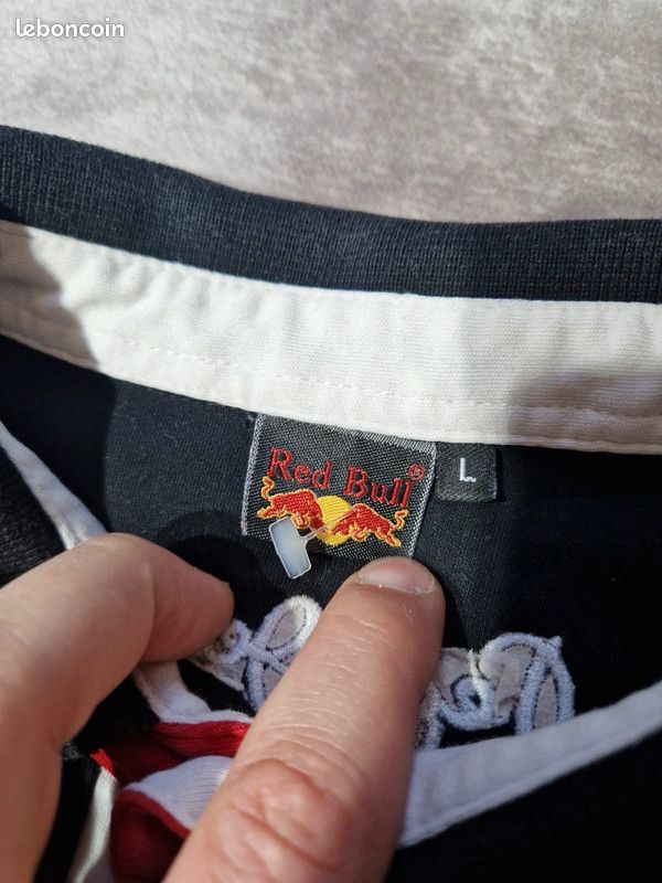 Polo Pepe Jeans London Noir - Taille L - Logos Infiniti Red Bull Renault Pirelli (image 4)