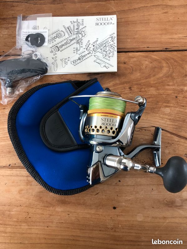 moulinet shimano stella 8000 fa Moulinet Shimano Stella 8000FA