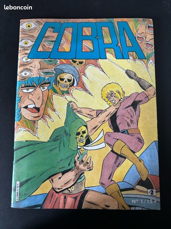Magazine BD Manga Cobra le Pirate de l’Espace Numéro 1 (image 1)