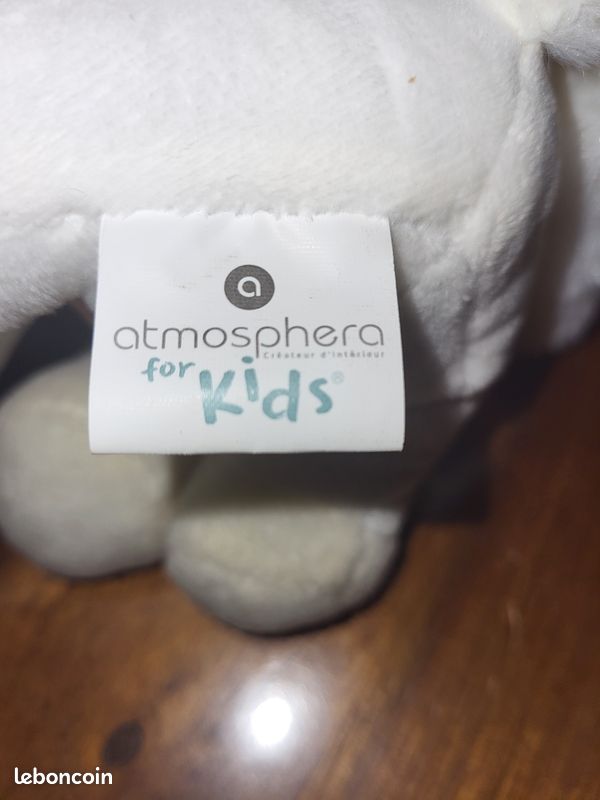 Peluche licorne blanche (image 5)