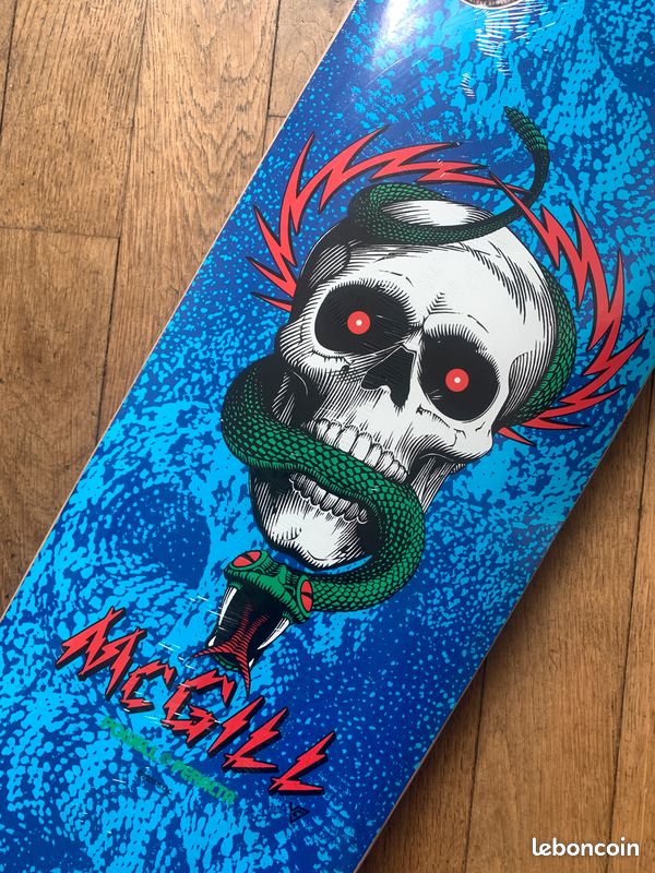 Skateboard Vintage Moray Années 80 - Graphique Dragon Serpent - Gardes D'origine (occasion)
