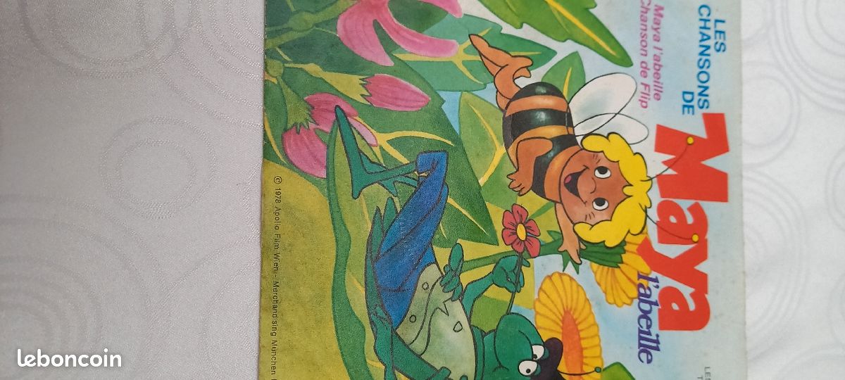 Vinylesx6 anciens 50ans -musiques pour enfants Dorothee/Goya/Douchka/Maya -Bon etat (image 2)