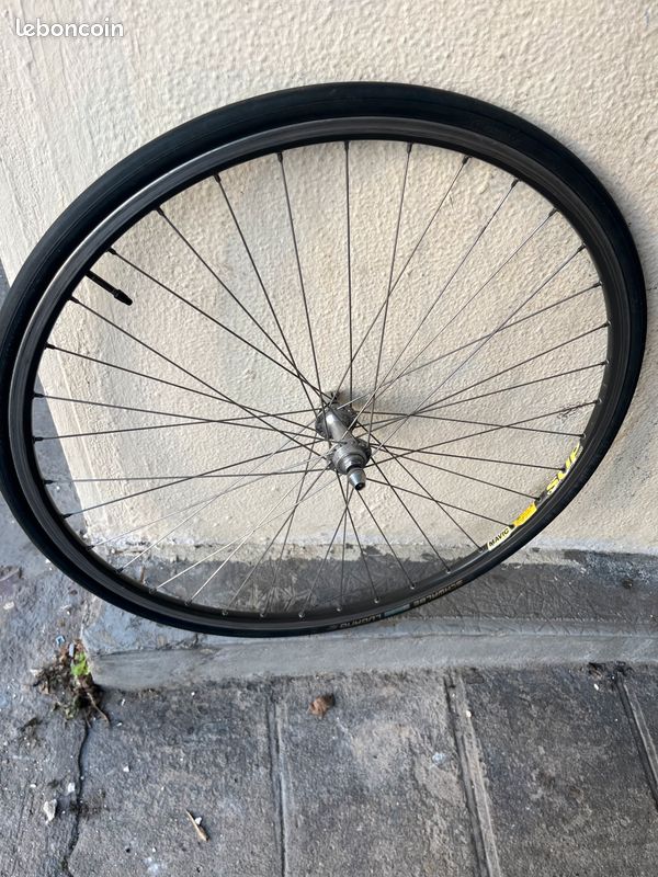 Paire De Roues Vélo Vintage 700C MAVIC SACHS LY95 - Pneus Clincher, Jantes Aluminium, 7 Vitesses, Occasion