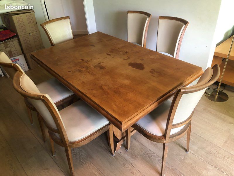 Table ancienne extensible bois massif (image 1)