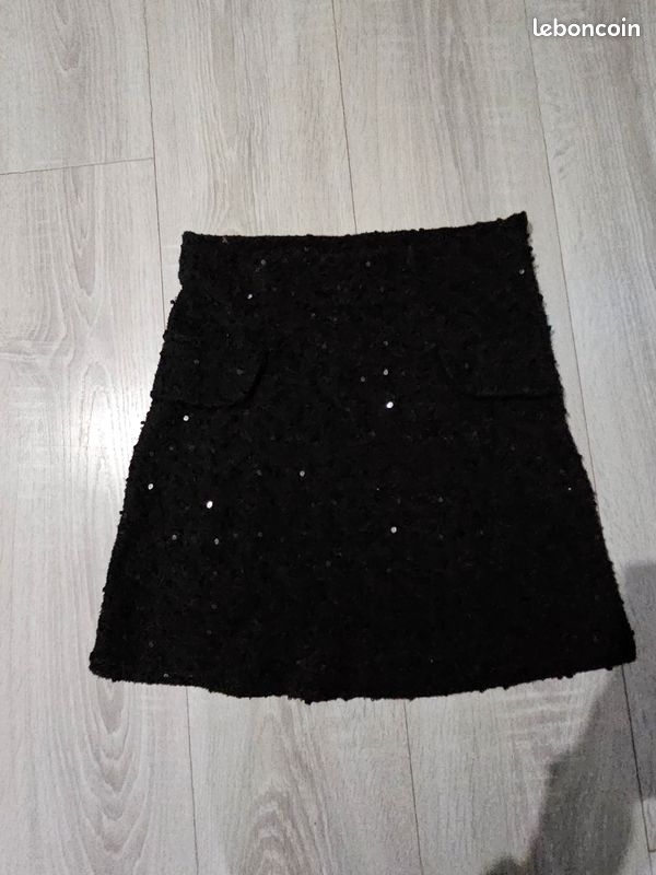 Jupe en sequin a pailette taille unique (image 1)
