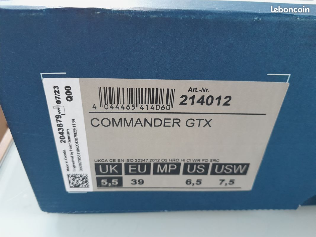 Chaussures Haix Commander GTX 39 (image 4)