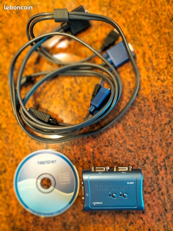 SWITCH KVM USB A 2 ports TRENDNET TK-207 (image 4)